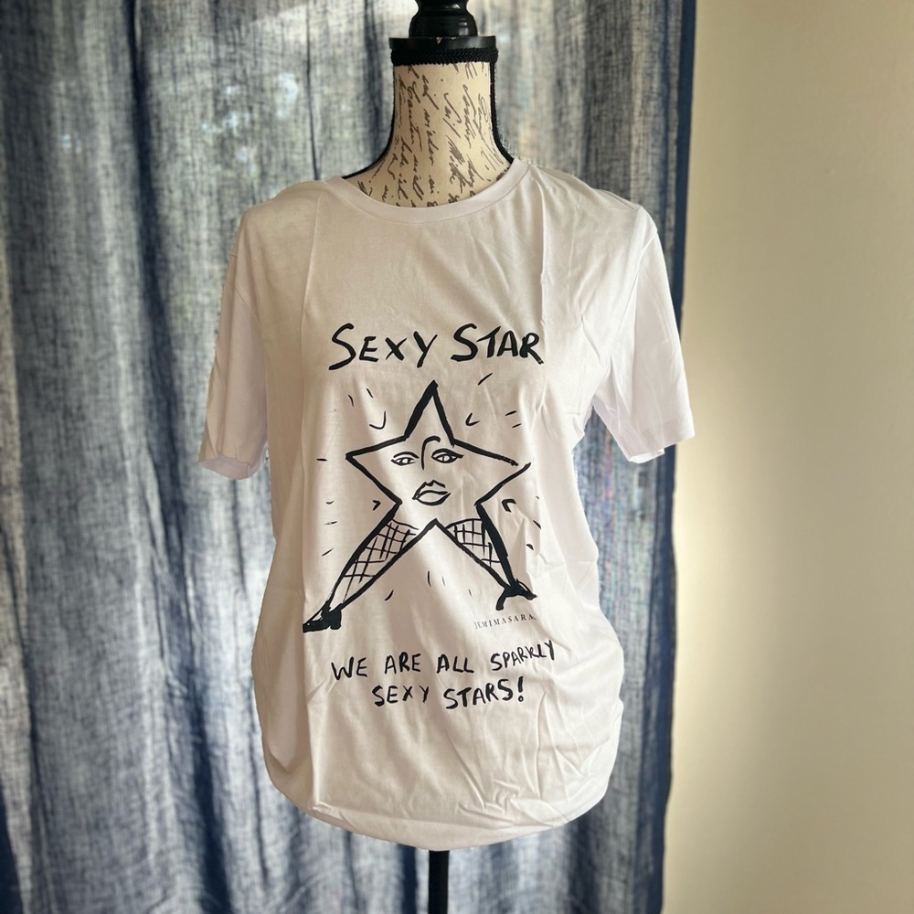 SEXY STAR T-SHIRT by JEMIMASARA